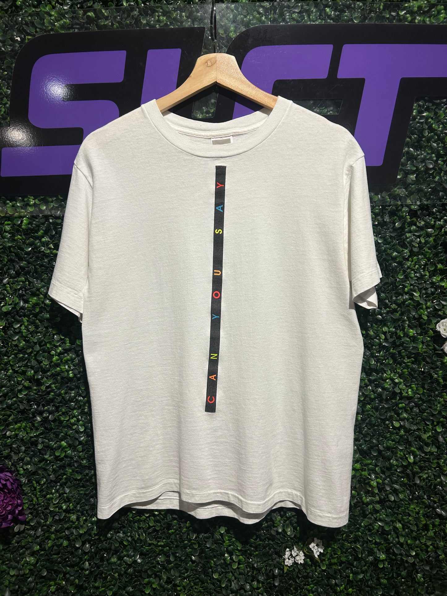 90s Nike Can You Say Kick Some Butt T-Shirt. Size S/M