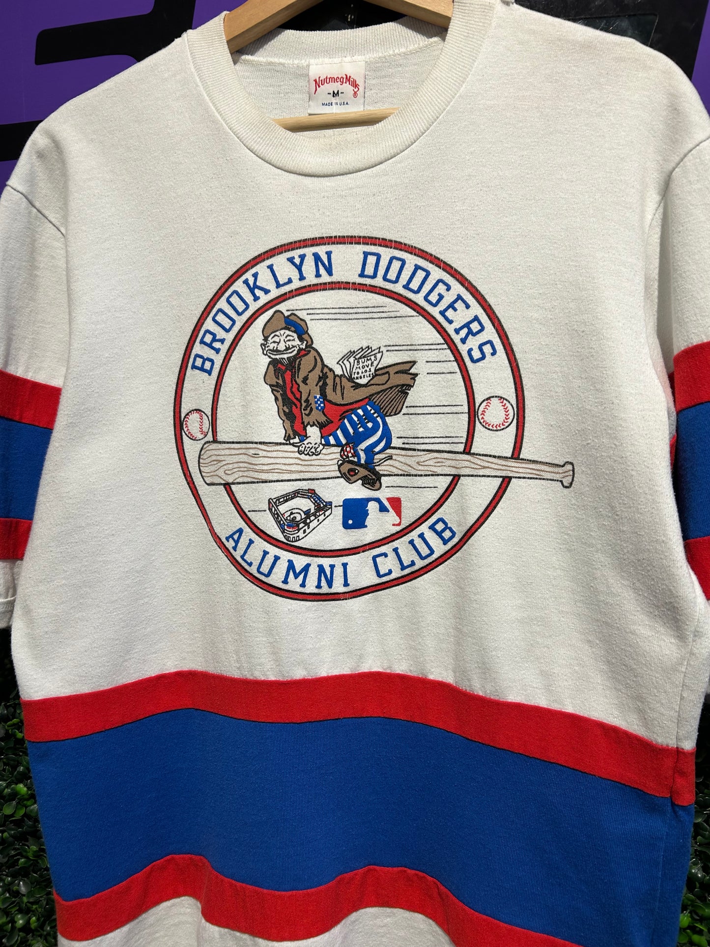 80s Brooklyn Dodgers Alumni Club T-Shirt. Size M/L