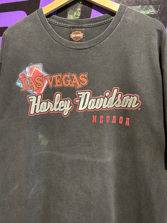 2010 Harley Davidson Las Vegas T-Shirt. Size Large