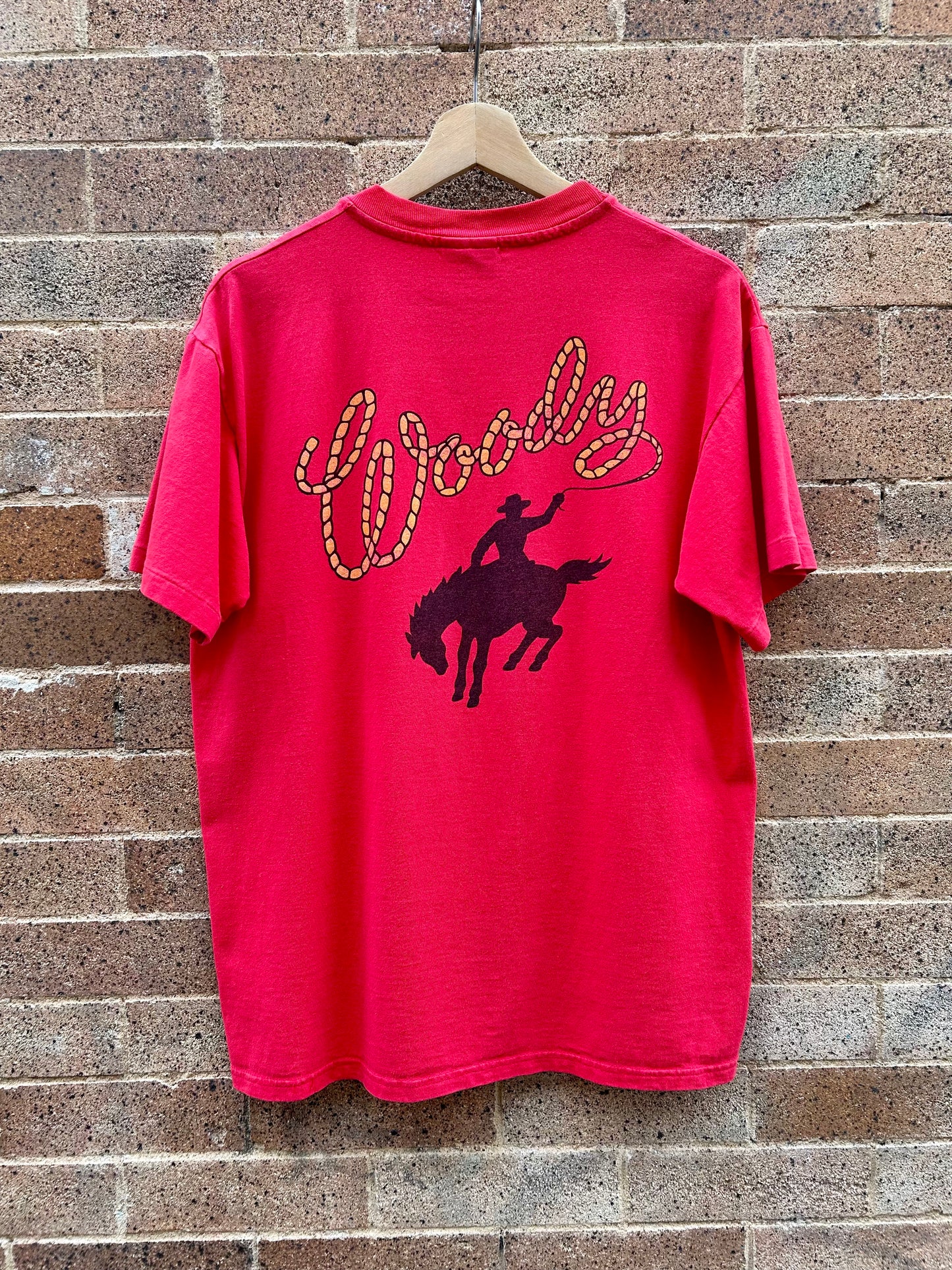 90s Toy Story Woody Disney World On Ice T-Shirt. Size M/L