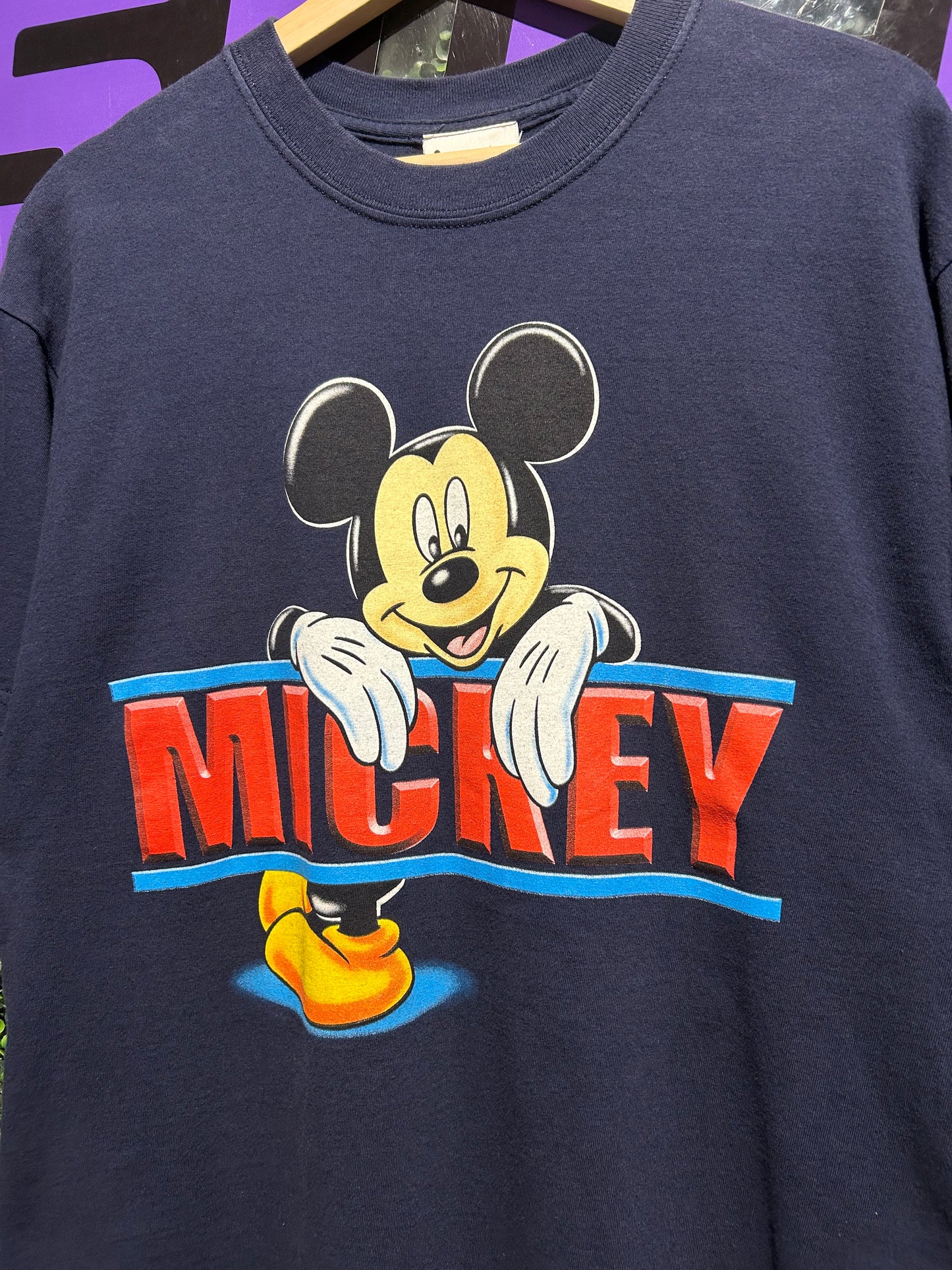 Vintage Mickey Mouse Disney T-Shirt. Size Large