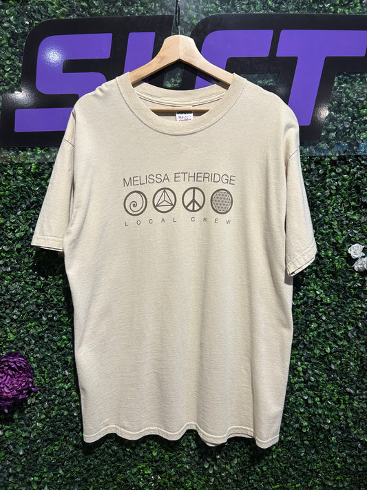 Vintage Melissa Etheridge Local Crew T-Shirt. Size L/XL