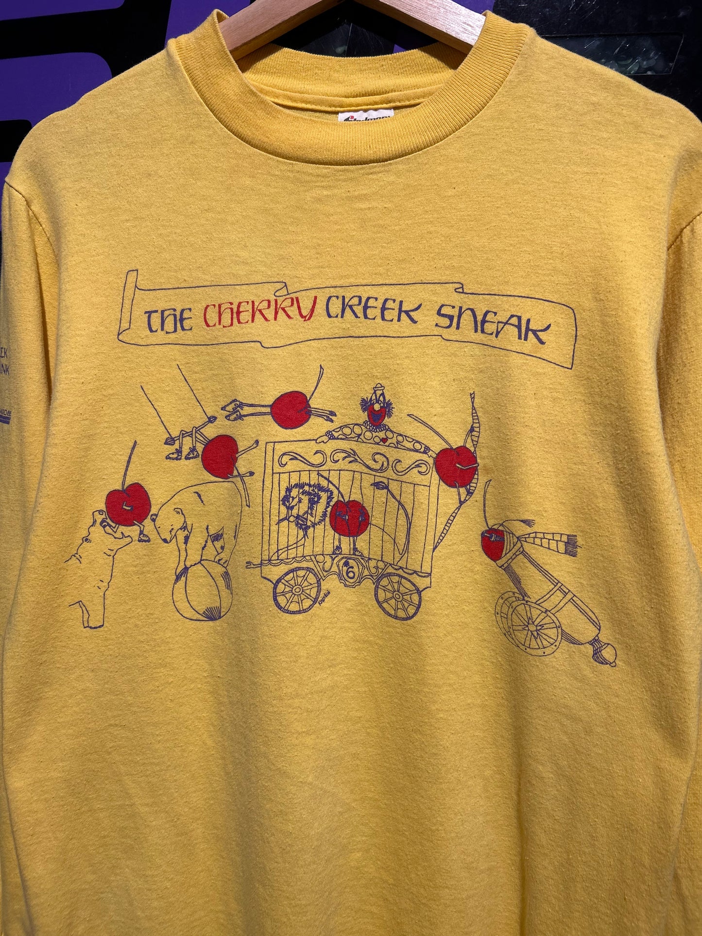 80s Cherry Creek Sneak LS Shirt. Size Medium