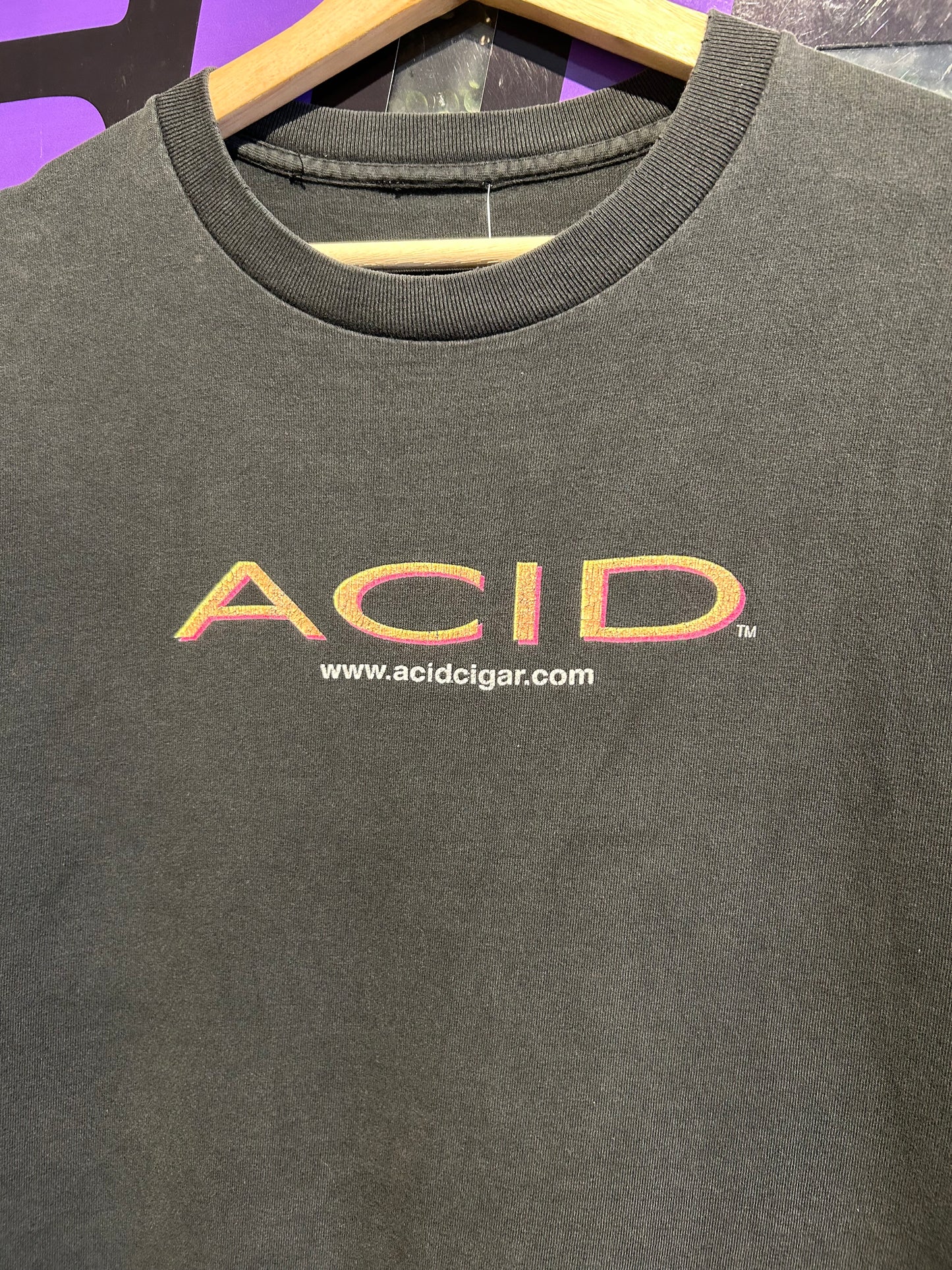 90s Acid Cigars T-Shirt. Size Large