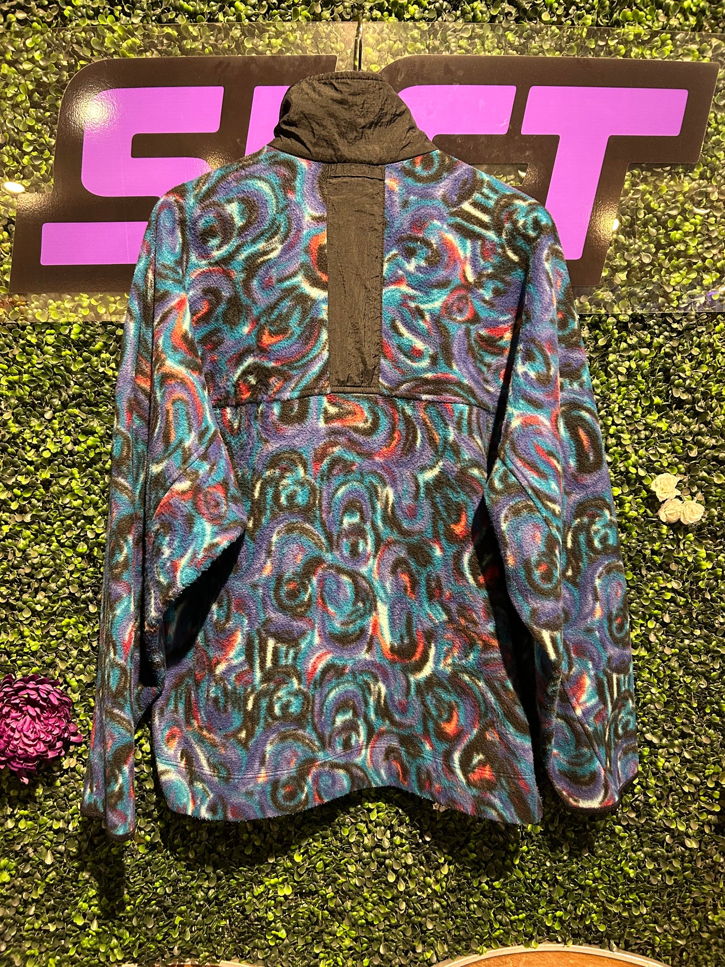 90s Nike F.I.T. Swirl Pattern Fleece Jacket. Size M/L