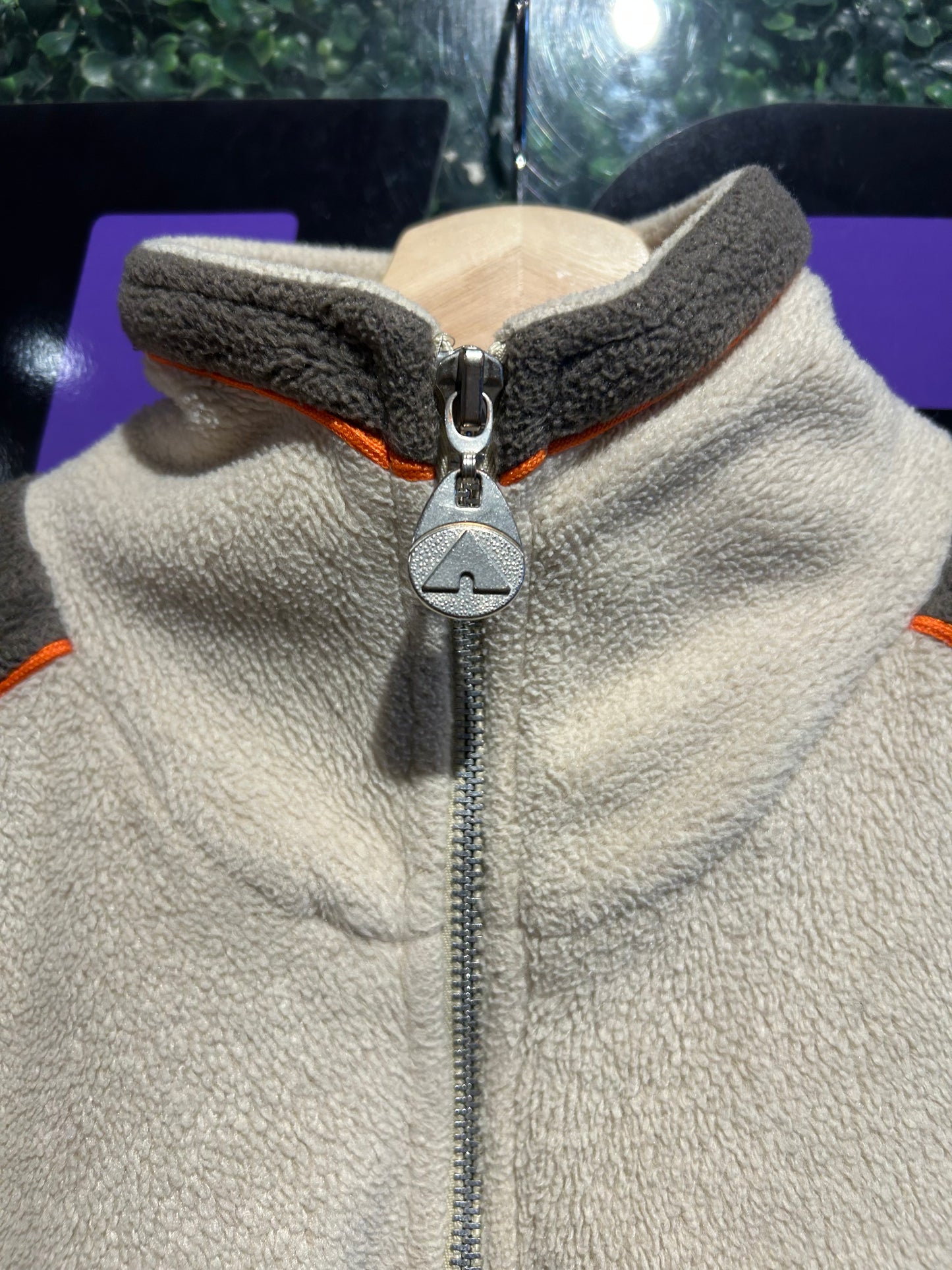 90s Airwalk 1/4 Zip Fleece Jacket. Size S/M