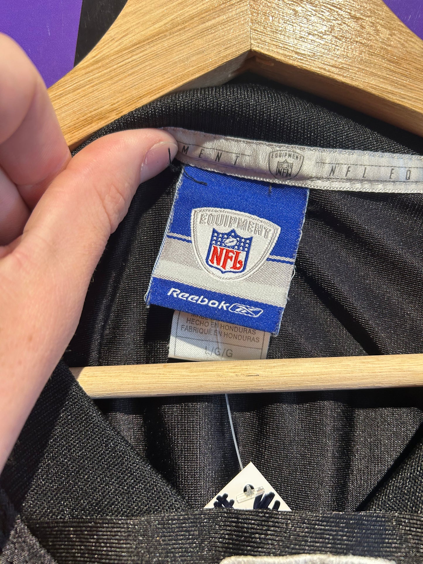 Vintage Pittsburgh Steelers #10 Santonio Holmes Reebok Jersey. Size Large