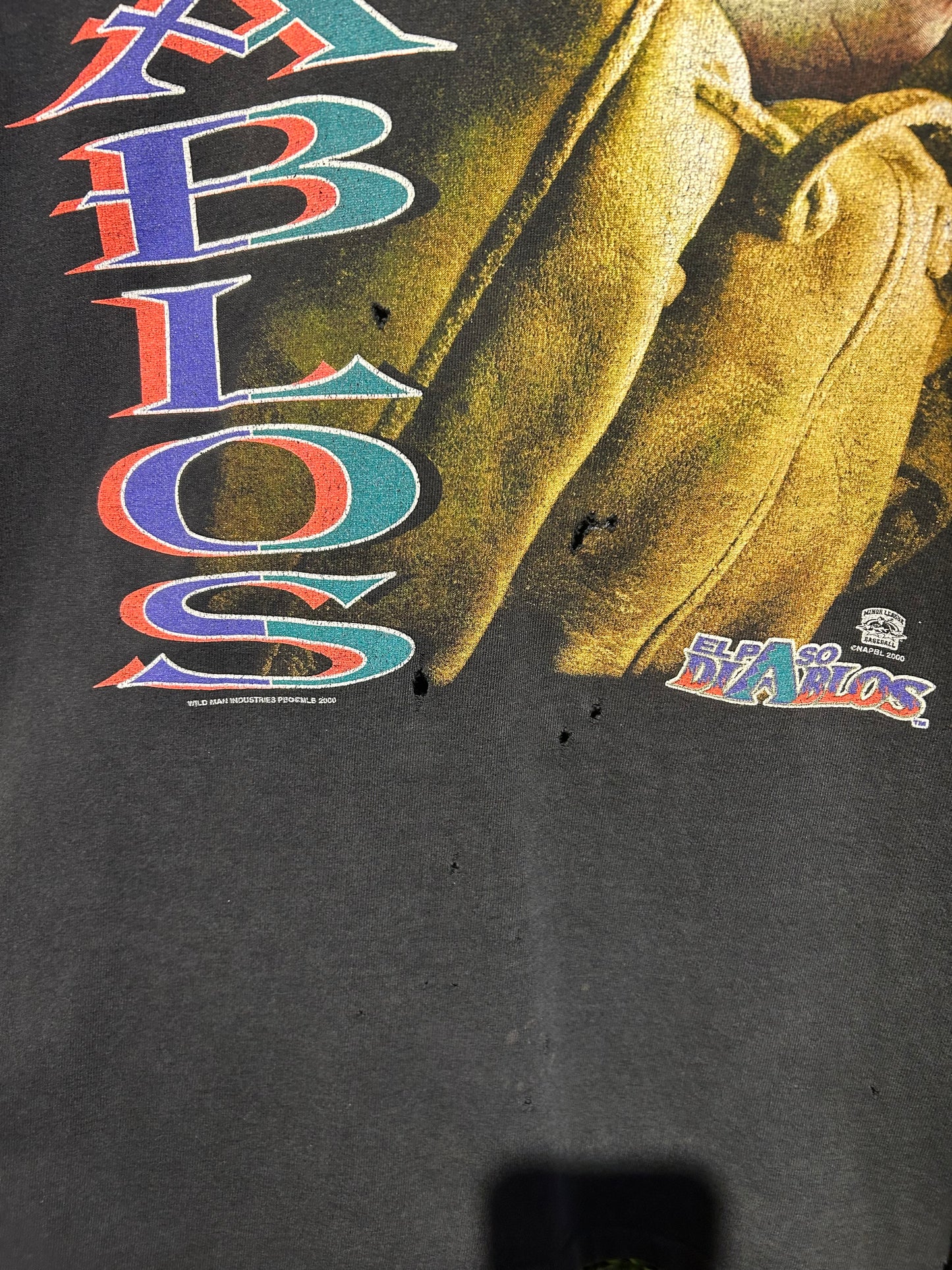 2000 El Paso Diablos T-Shirt. Size XL
