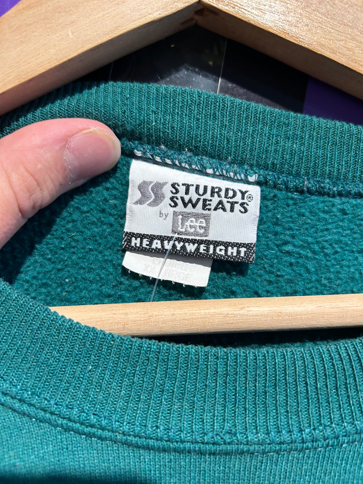 90s Lee Blank Crewneck. Size Large
