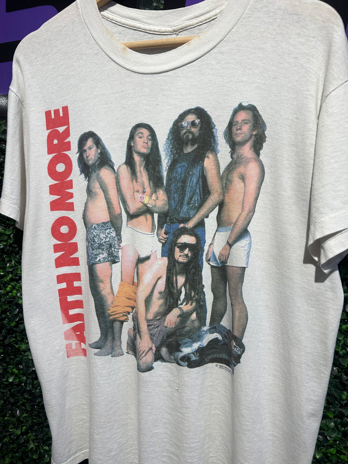 1990 Faith No More ‘You Fat Bastards’ T-Shirt. Size M/L