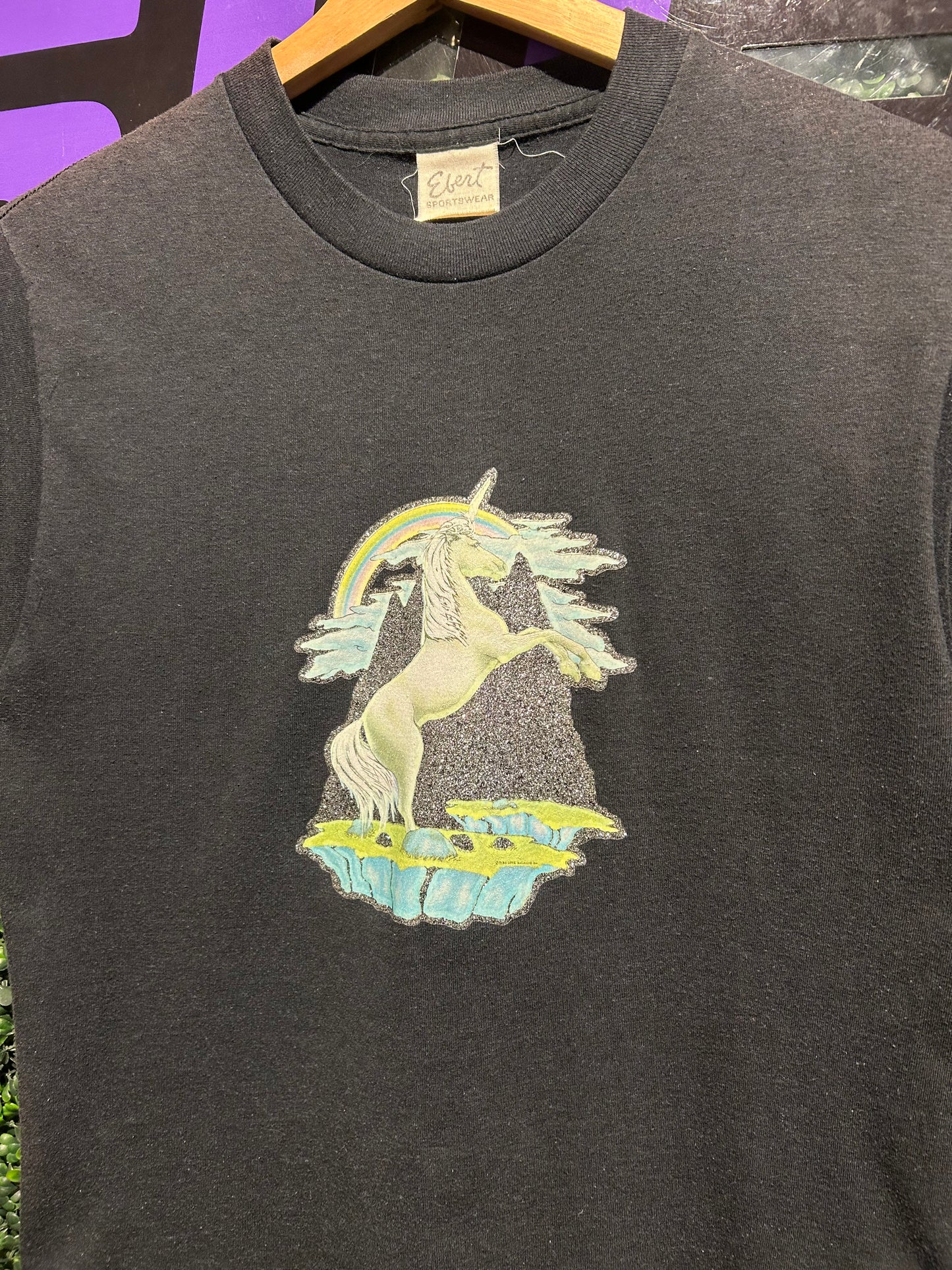 80s Unicorn T-Shirt. Size S/M