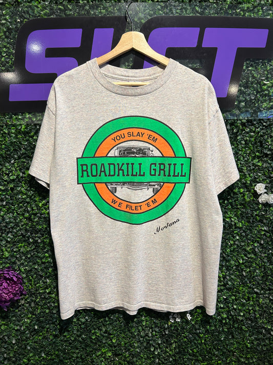 90s Roadkill Grill T-Shirt. Size Large