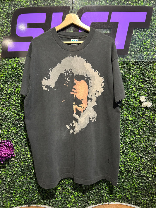 1995 Jerry Garcia “Our Love Will Not Fade Away” Liquid Blue T-Shirt. Size XL