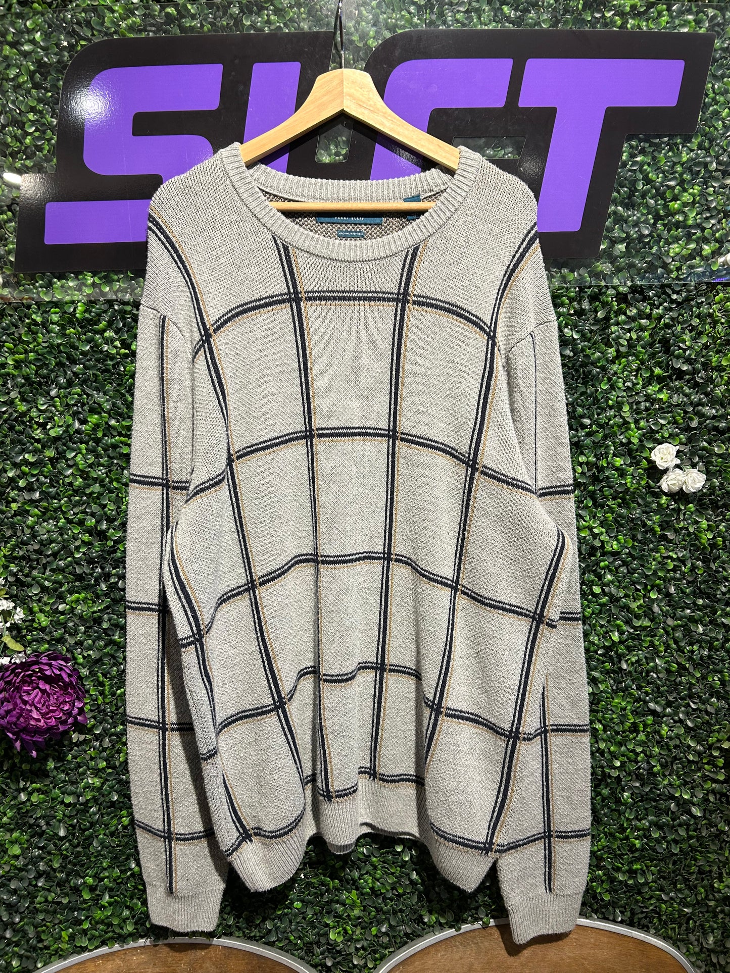 00s Perry Ellis Knit Sweater. Size XL