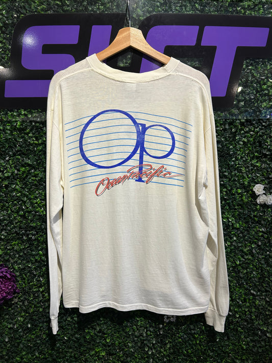 80s Ocean Pacific LS Shirt. Size Large