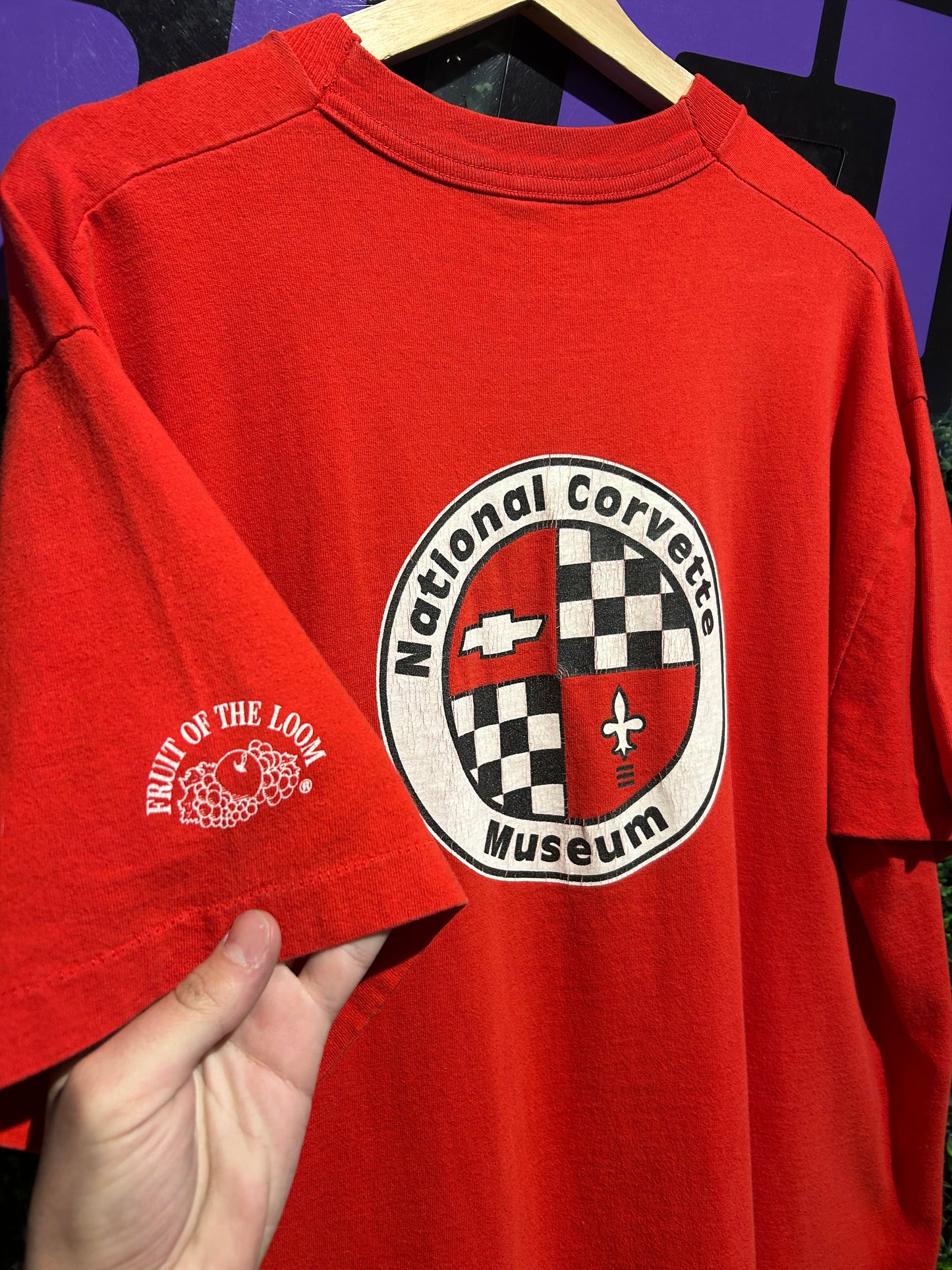 1995 National Corvette Museum Labor Day T-Shirt. Size XL