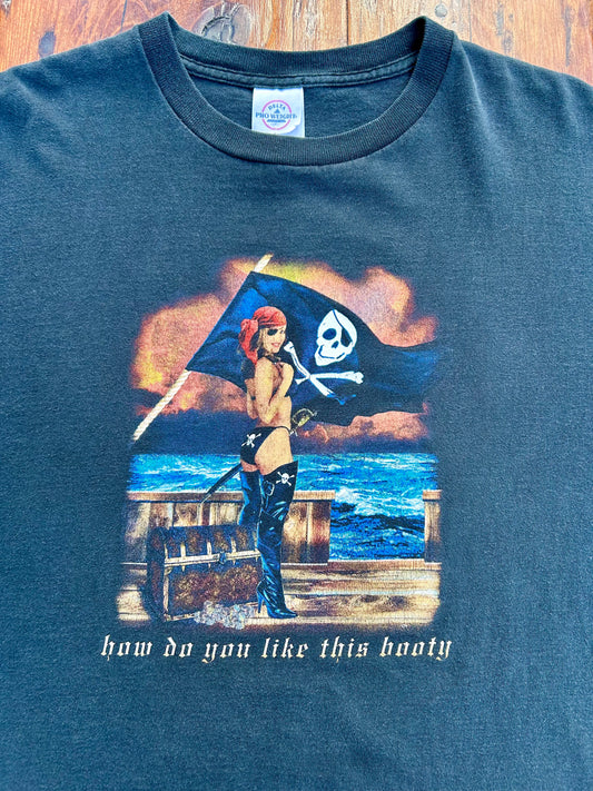 Vintage How Do You Like This Booty Pirate T-Shirt. Size M/L