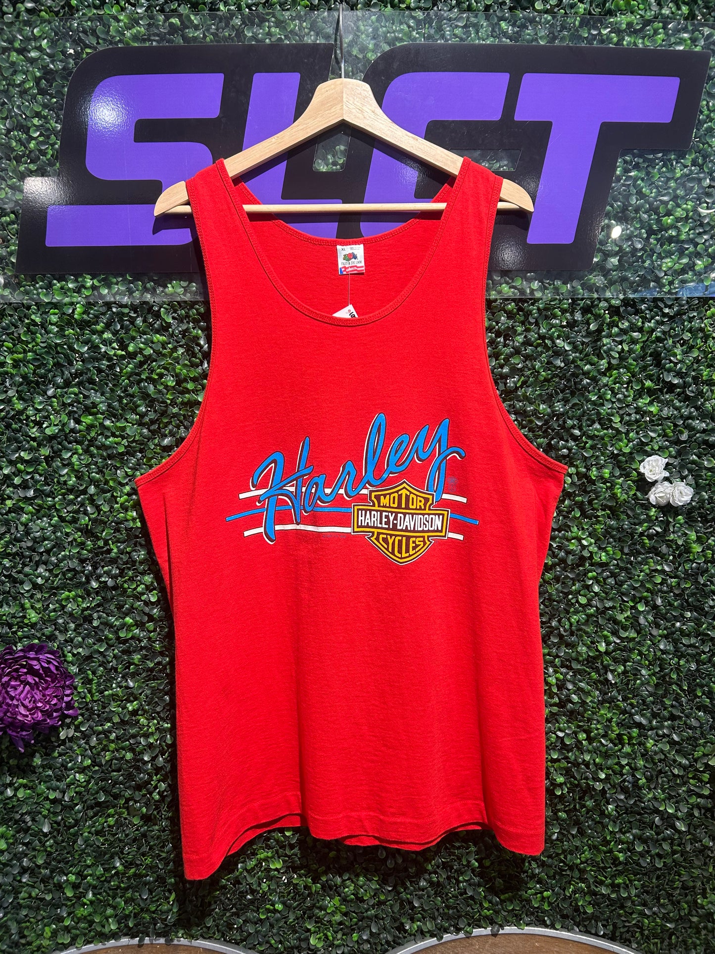 1989 Harley Davidson Black Hills Rally Tank-Top. Size XL