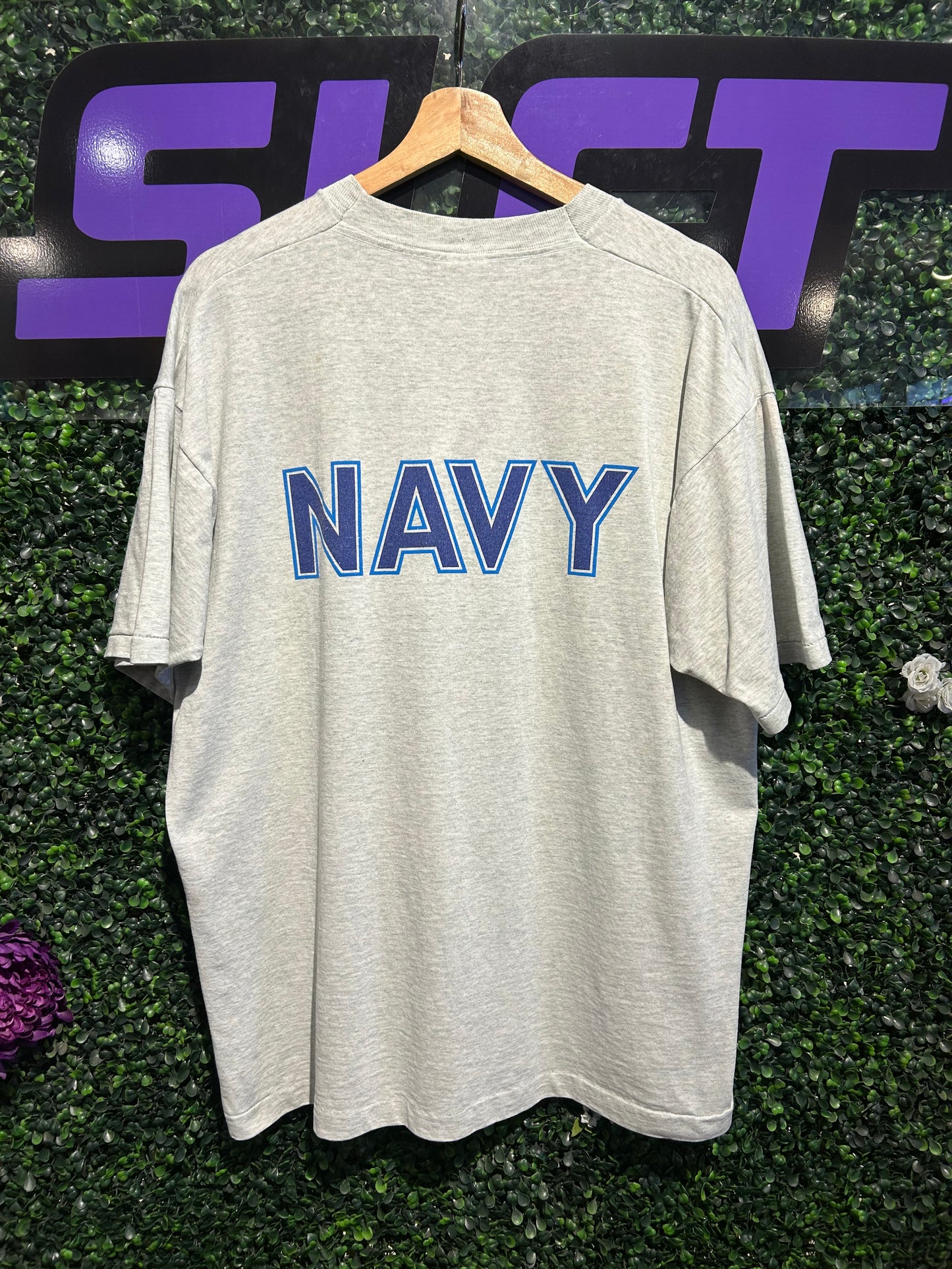 90s Navy T-Shirt. Size XL