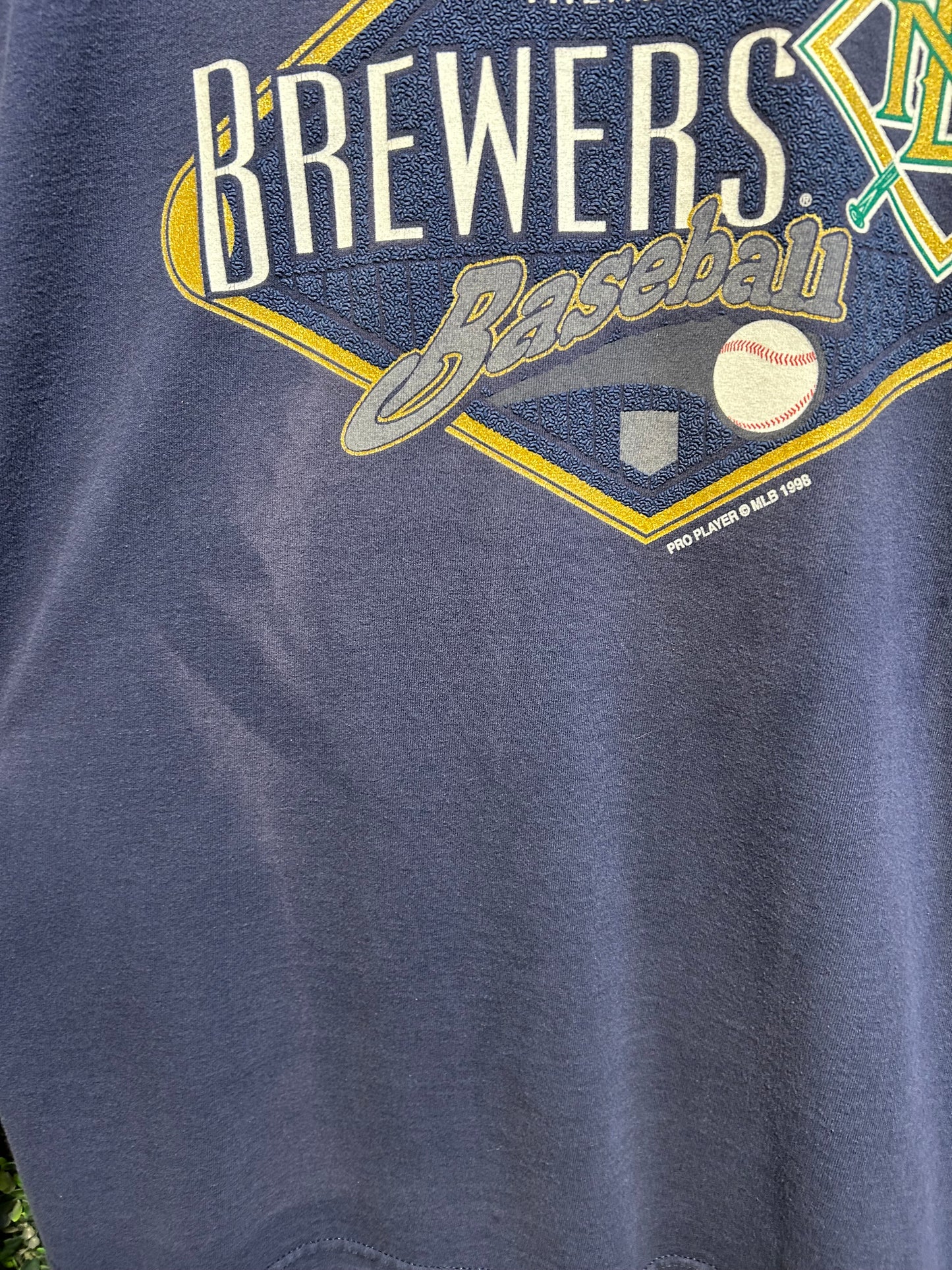 1998 Milwaukee Brewers Pro Player T-Shirt. Size L/XL