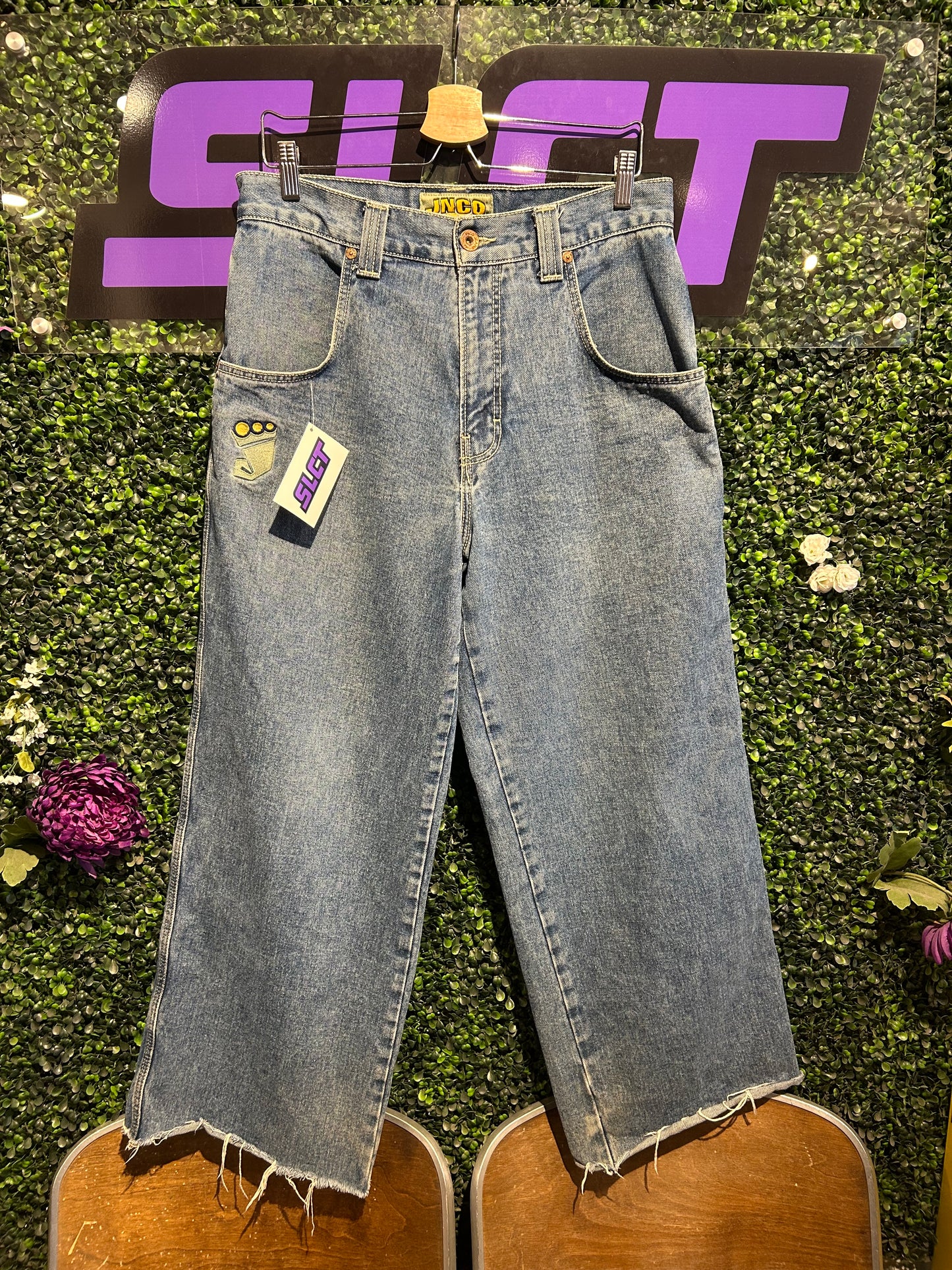 00s JNCO Smoke Stack Denim Pants. Size 32x30