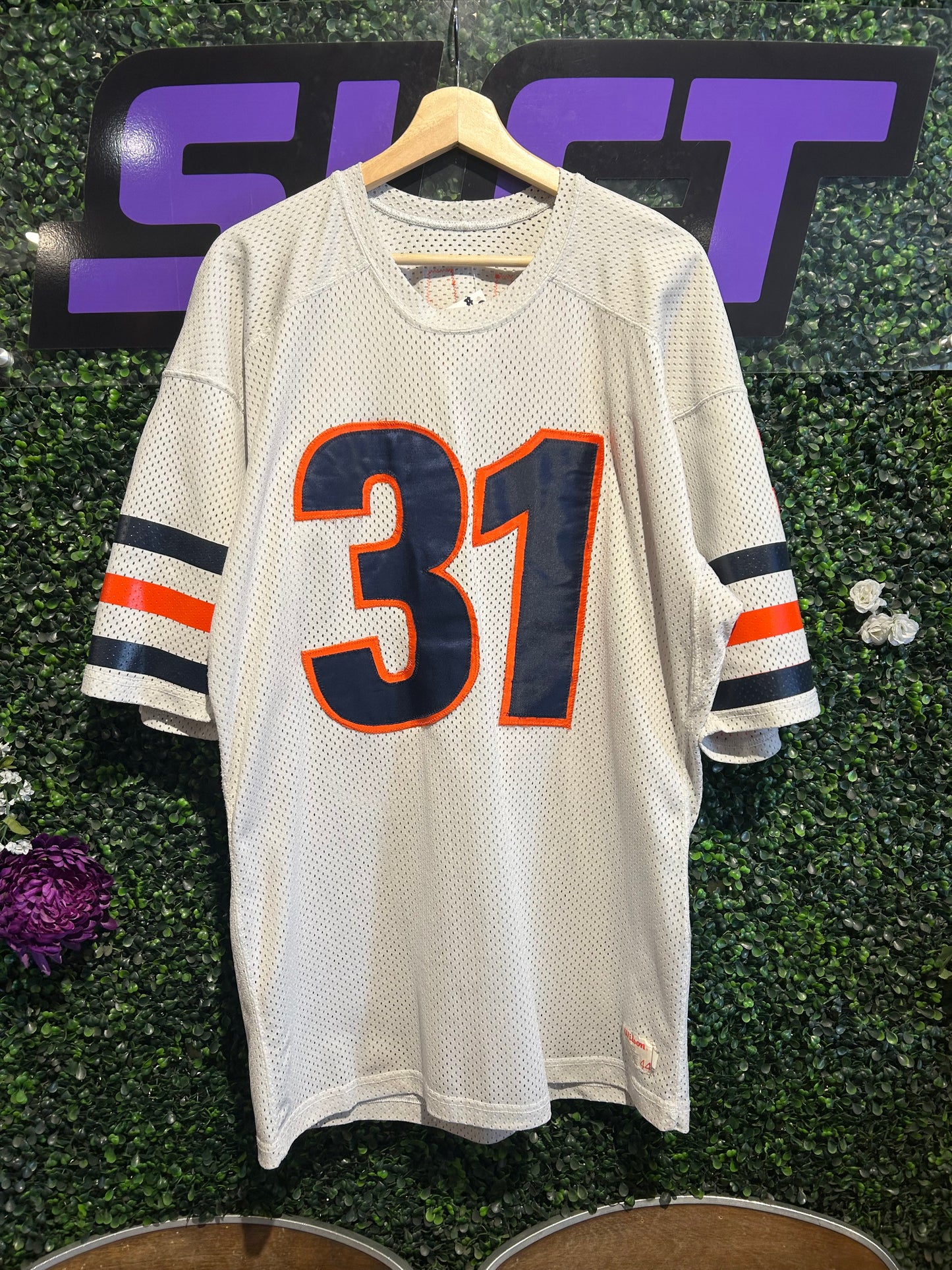 90s Chicago Bears #31 Rashaan Salaam Wilson Jersey. Size Large