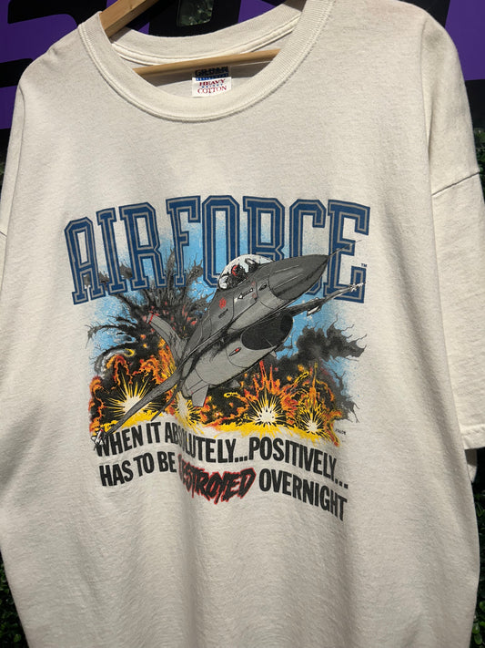 Vintage Air Force T-Shirt. Size XXL