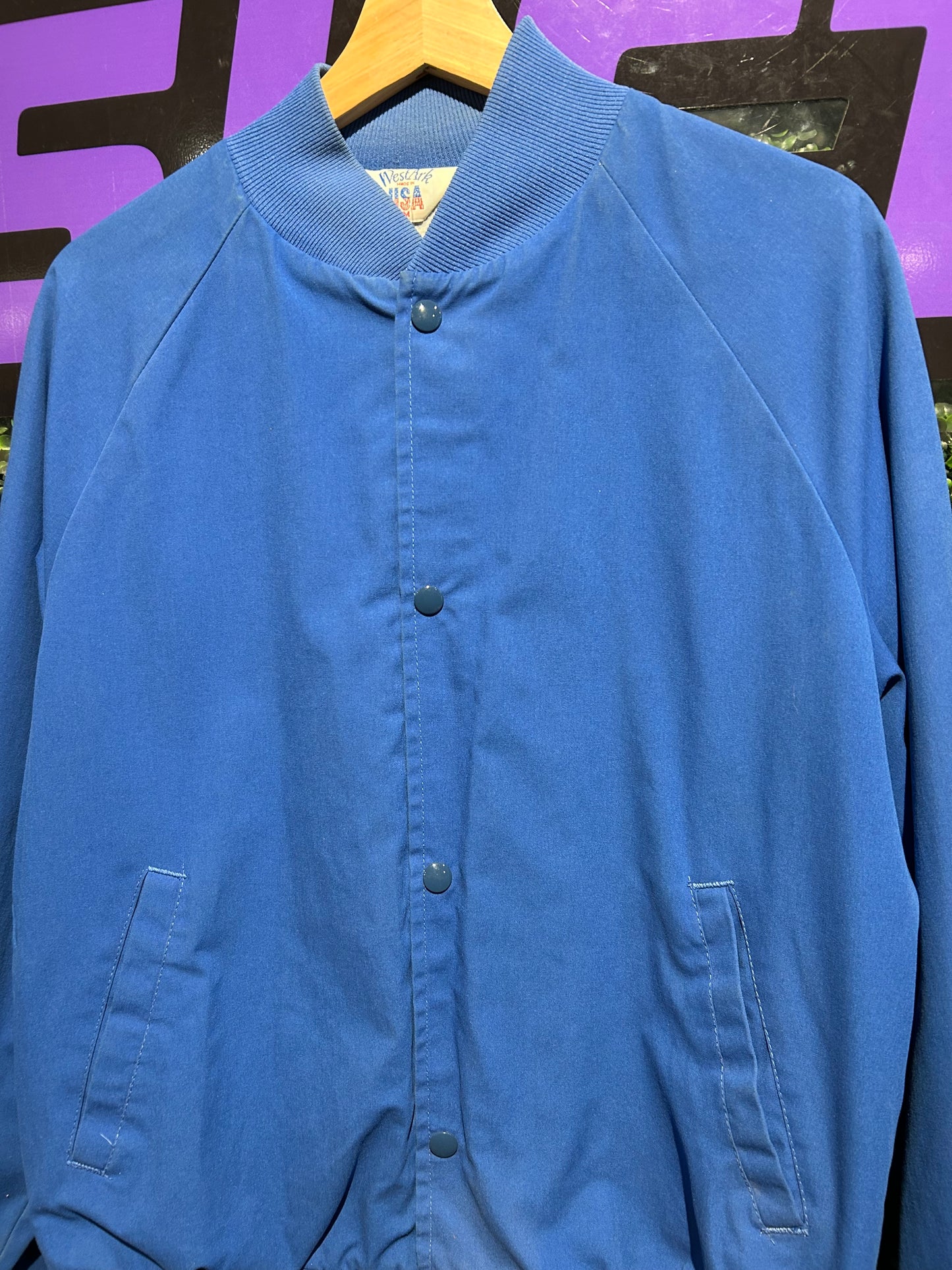 80s The Heritage Club Button-Up Jacket. Size Medium