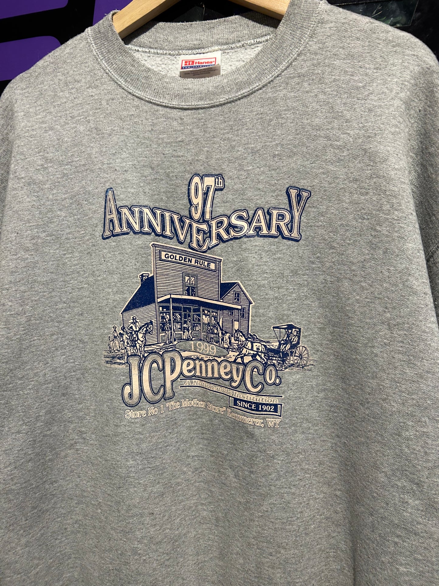 1999 JC Penny 97th Anniversary Crewneck. Size Large