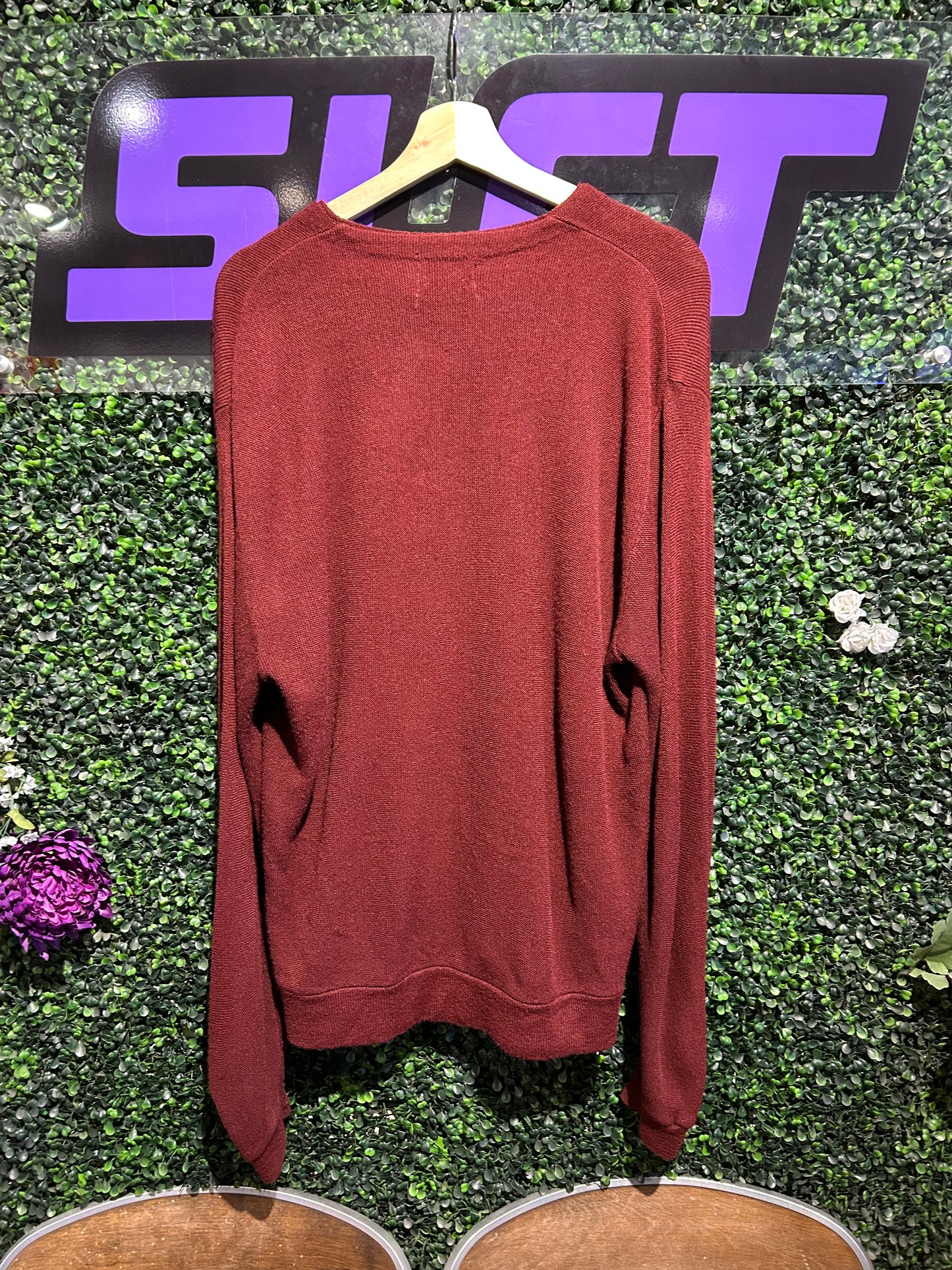 80s Arnold Palmer “Arnie” Knit Cardigan. Size L/XL