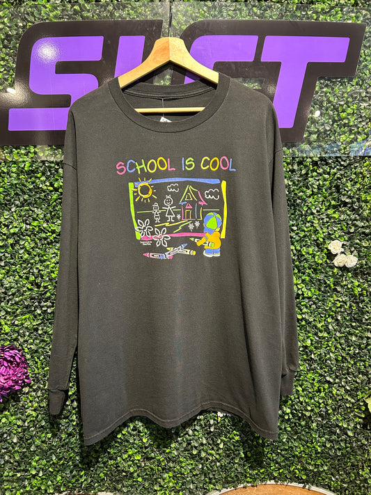 2001 School Is Cool LS Shirt. Size XL