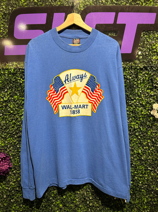 90s Walmart LS Shirt. Size XL