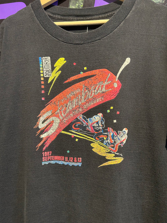 1987 MRA Steamboat Mountain Racing T-Shirt. Size L/XL