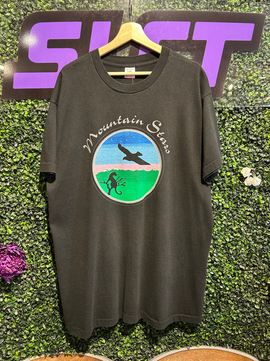 90s Mountain Stars T-Shirt. Size XL