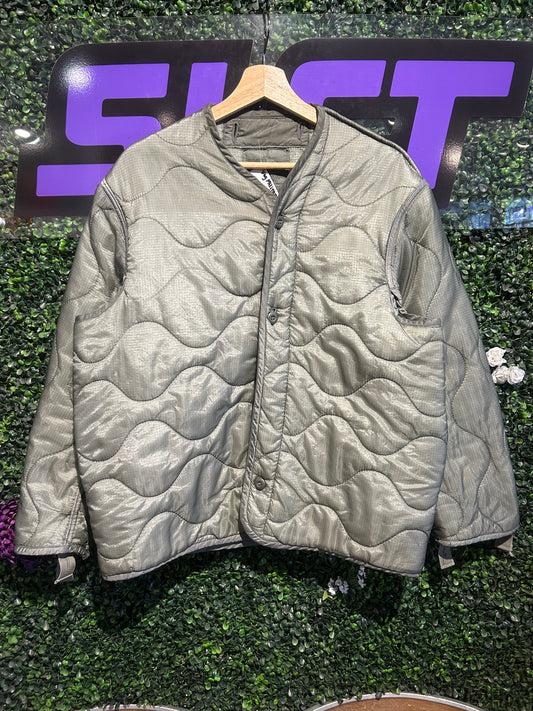 Vintage Military Quilted Jacket Liner. Size M/L