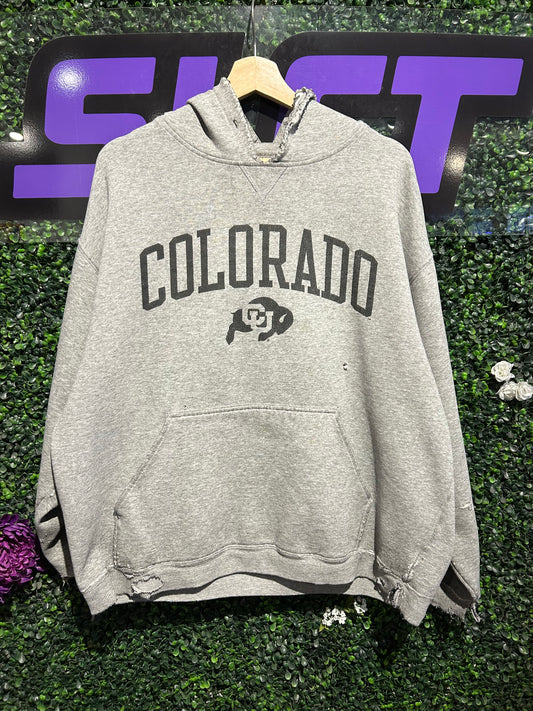 Vintage Colorado Buffaloes Hoodie. Size Large