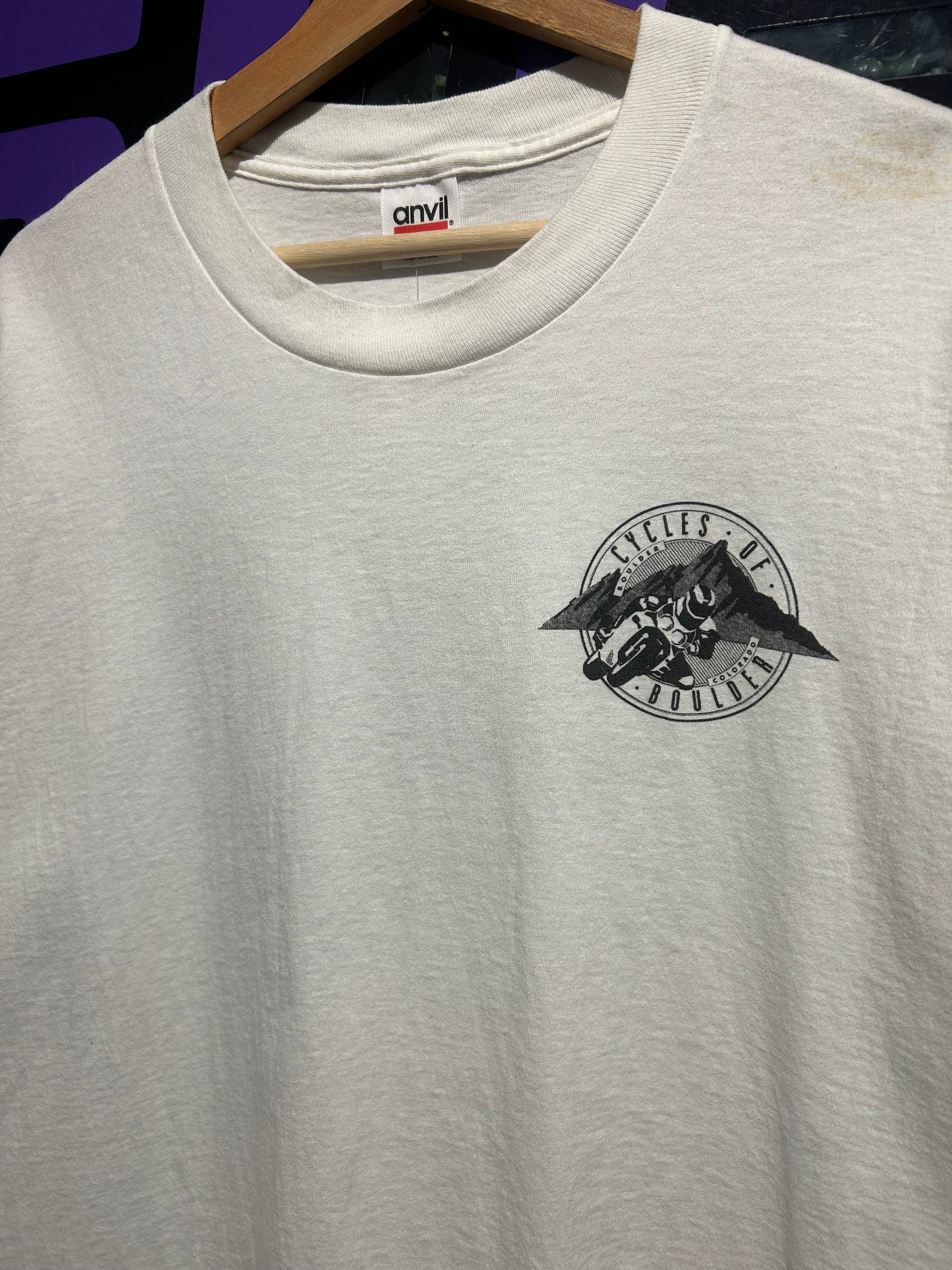 90s Cycles Of Boulder T-Shirt. Size XL