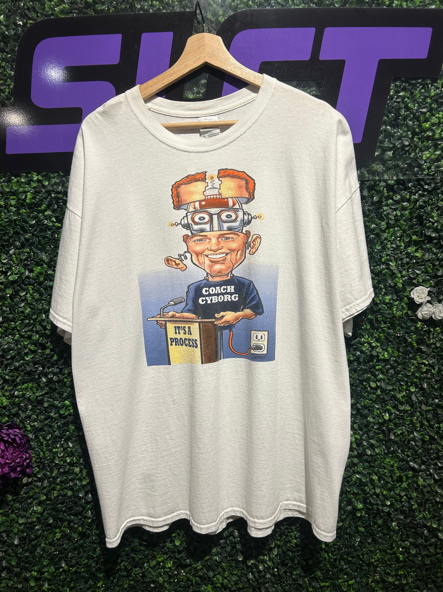 00s Coach Cyborg T-Shirt. Size XXL
