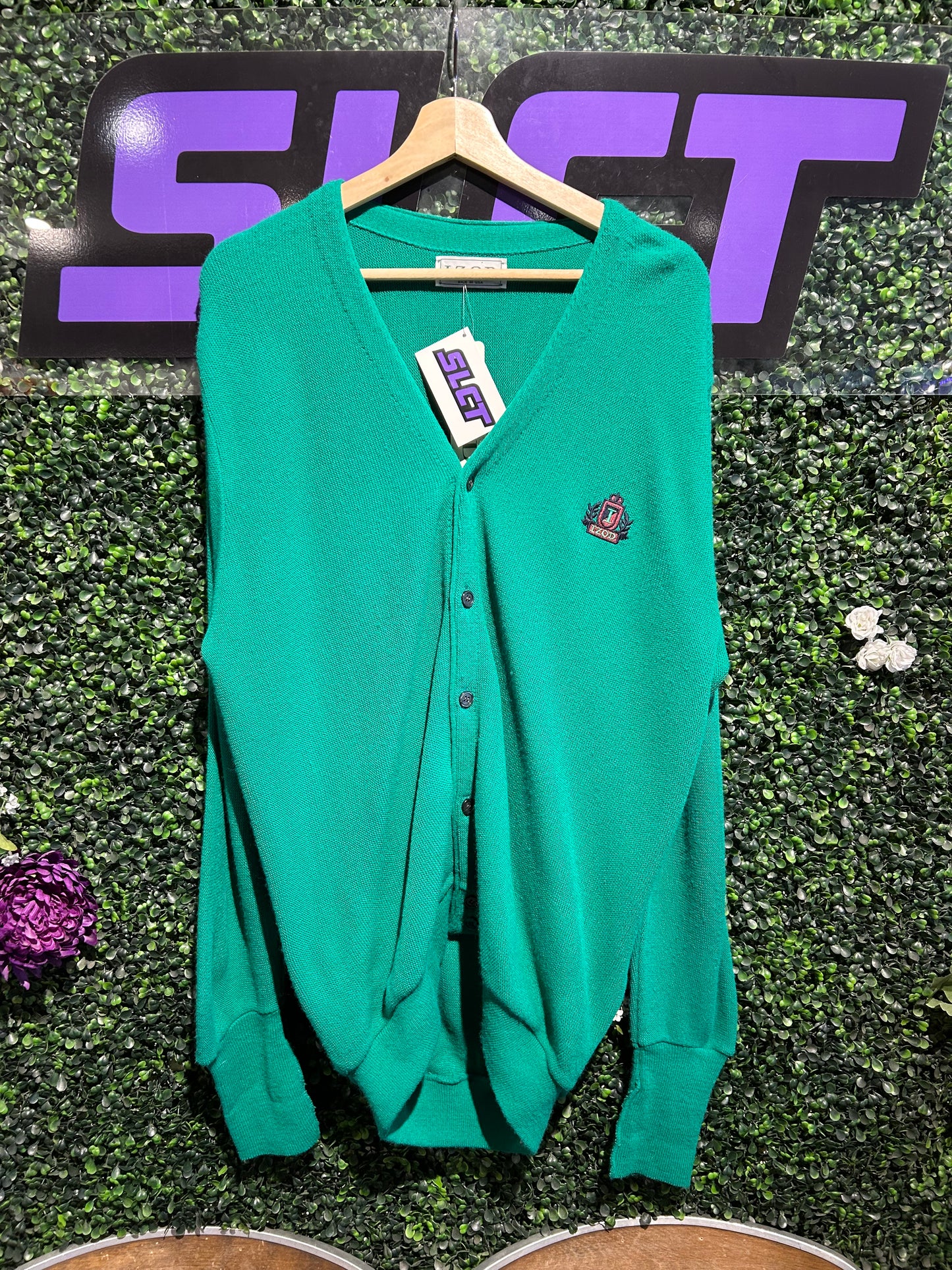 90s IZOD Knit Cardigan. Size Medium (NWT)