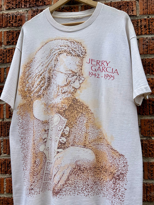 1995 Jerry Garcia Memorial Art T-Shirt. Size XL