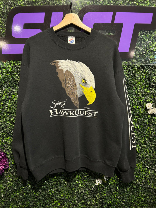 90s Spirit Of HawkQuest Crewneck. Size Large