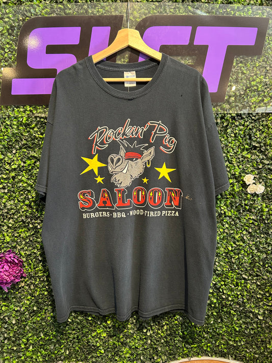 00s Rockin’ Pig Saloon T-Shirt. Size XL/XXL