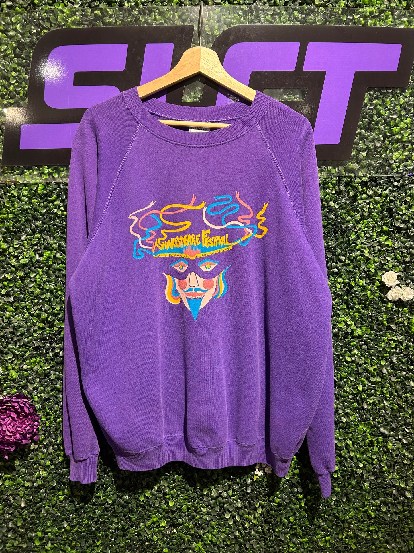 1988 Shakespeare Festival Crewneck. Size Large