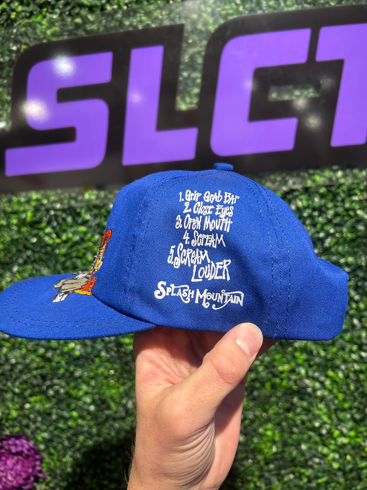 90s Disney Splash Mountain Snapback Hat. Youth Size