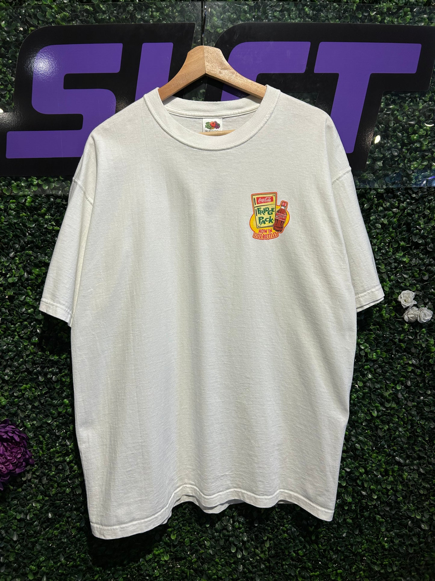 Vintage Coca-Cola Fridge Pack Promo T-Shirt. Size XL