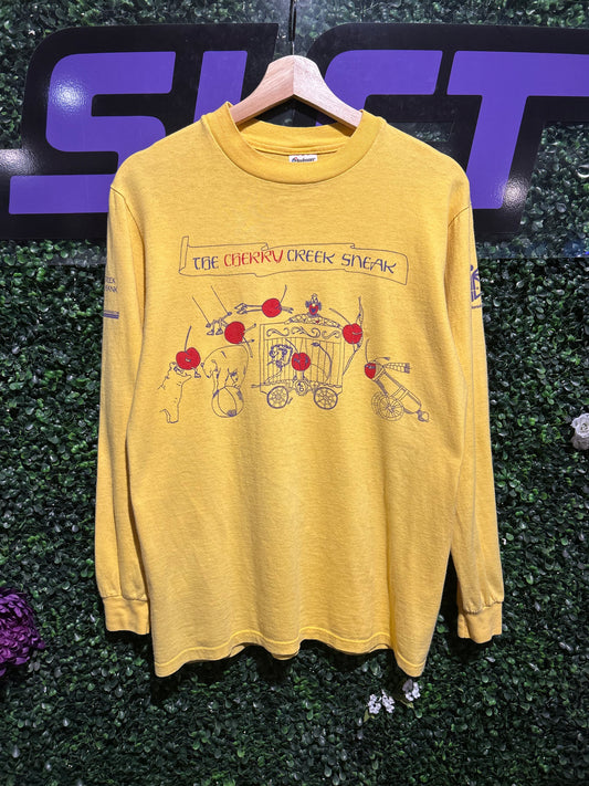 80s Cherry Creek Sneak LS Shirt. Size Medium