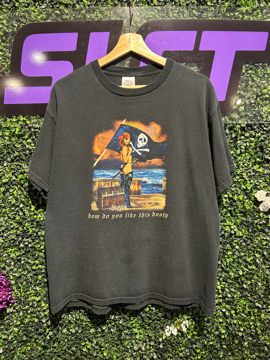 Vintage How Do You Like This Booty Pirate T-Shirt. Size M/L
