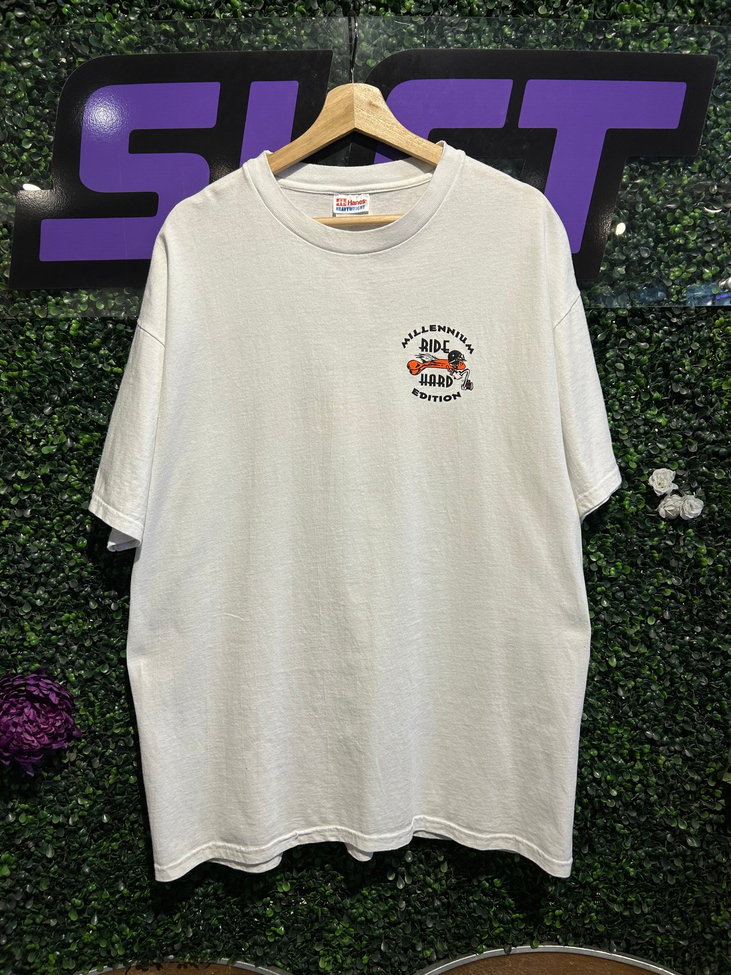 1999 Sturgis Ride Hard Edition Biker T-Shirt. Size XL