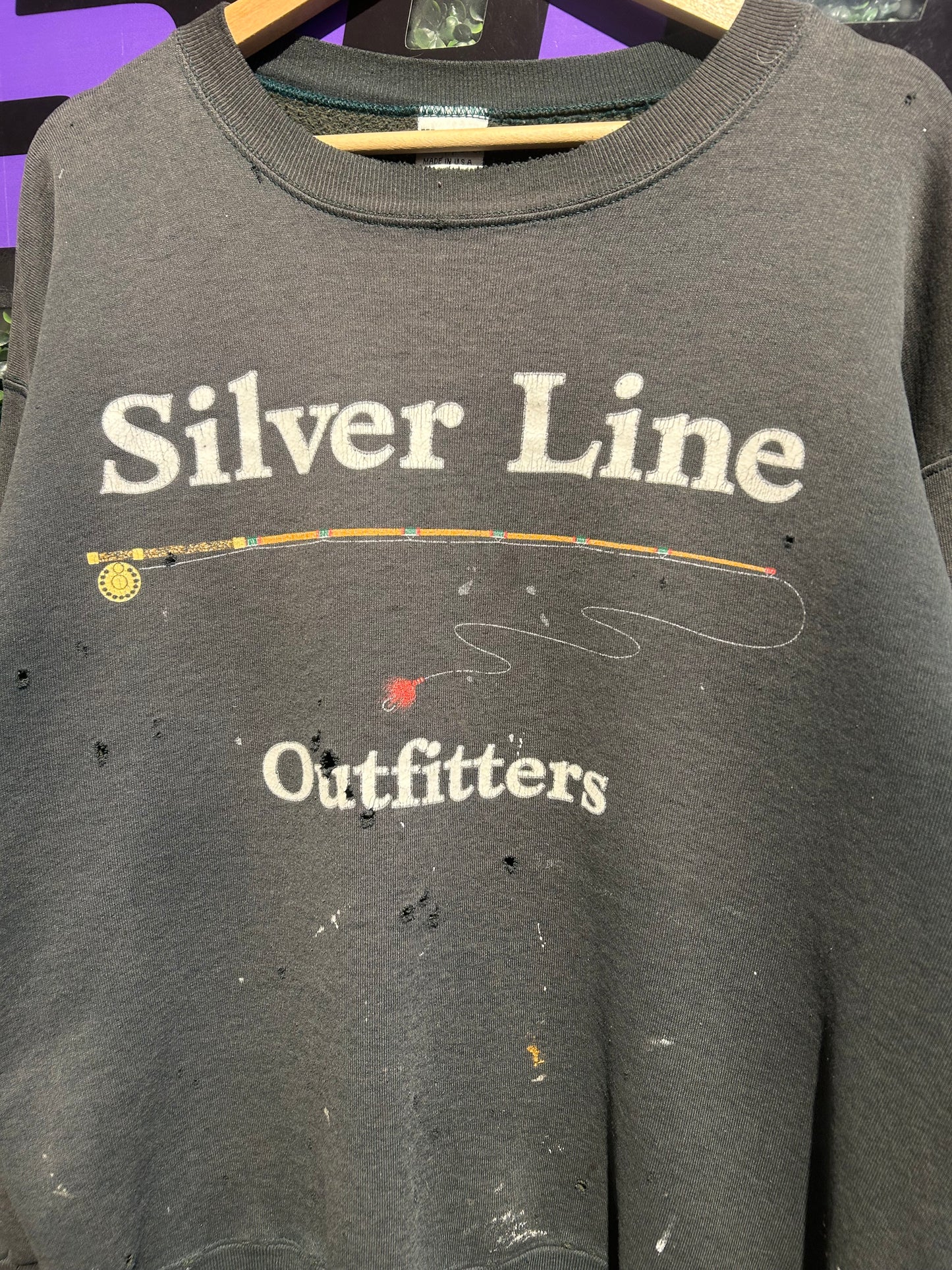 90s Silver Line Outfitters Crewneck. Size M/L