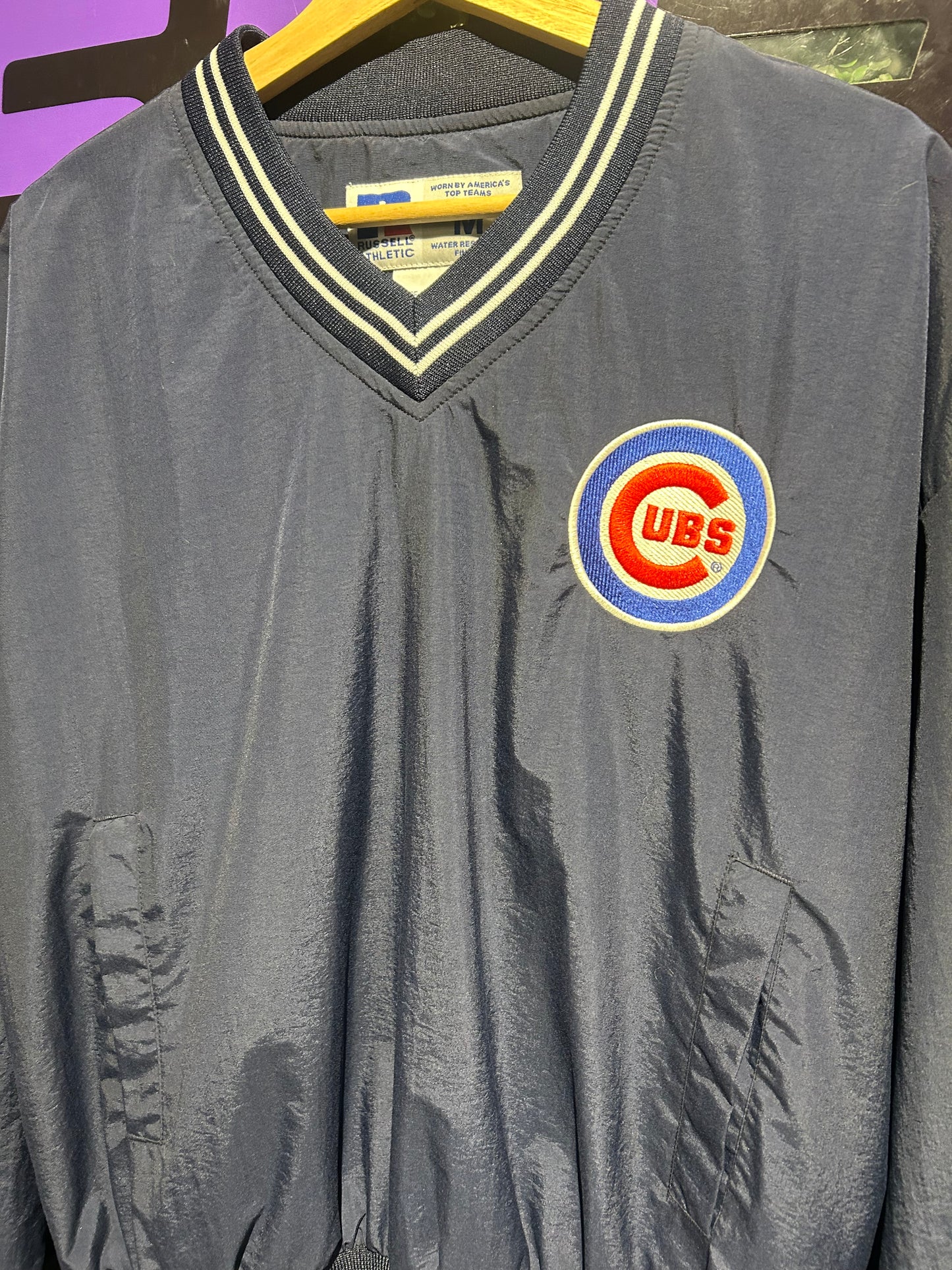 Vintage Chicago Cubs Russell Pullover. Size Medium